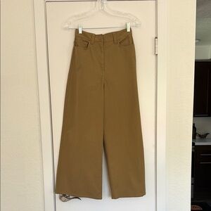 NWT Cos Wide Leg High Waist Pants - Camel Brown
